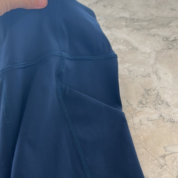 Lululemon Time To Sweat Crop *23" leggings - true navy - Picture 2 of 6